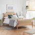 Geneva Rattan Bed Oak